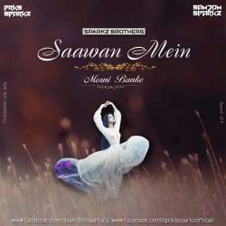 Saawan Mein Ft. Falguni Pathak   DJ Sam3dm SparkZ Poster