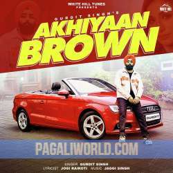 Akhiyaan Brown Poster