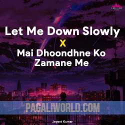 Let Me Down Slowly x Main Dhoondne Ko Zamaane Mein Poster