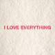 I Love Everything Poster